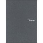 ライト写真台紙/2L判/タテ/ストーングレー ナカバヤシ