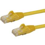 StarTech.com Cat6 Cat6ケーブル， RJ45 - RJ45， 30m， 黄， U/UTP StarTech.com