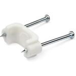 StarTech.com ケーブルクリップ (配線クリップ)， ネイル， クランプカラー、ネイル付き， ポリエチレン StarTech.com