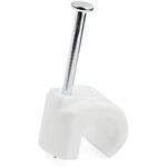 StarTech.com ケーブルクリップ (配線クリップ)， ネイル， クランプカラー、ネイル付き， 10mm， ポリエチレン StarTech.com