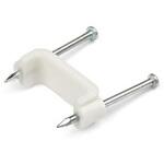 StarTech.com ケーブルクリップ (配線クリップ)， ネイル， クランプカラー、ネイル付き， ポリエチレン StarTech.com