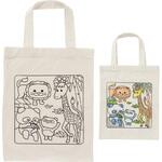 塗り絵アニマルエコバッグ A4 アーテック[学校教材・教育玩具]