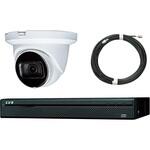 200万画素POC防水ドーム型カメラ1台レコーダー(HDD2TB)同軸ケーブル20mセット マザーツール