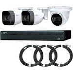 200万画素POC防水バレット型カメラ2台ドーム型カメラ1台レコーダー(HDD2TB)同軸ケーブル20mセット マザーツール