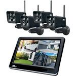 200万画素ワイヤレスカメラ4台モニター1台セット マザーツール