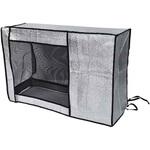 エアコン室外機カバー 台風防止弾性バンド付き 万方商事