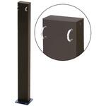 コーナーポールチェーン受けあり(ダーク) TOKO[建材]