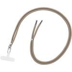 スマートフォン(汎用) ショルダーストラップ「SHOULTY MULTI STRAP」丸紐タイプ グレージュ LEPLUS NEXT