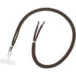 スマートフォン(汎用) ショルダーストラップ「SHOULTY MULTI STRAP」丸紐タイプ ブラウン LEPLUS NEXT