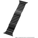 Apple Watch 38/40/41/42mm バンド 「CORVIN」 マグネットブロックメタルバンド ブラック LEPLUS NEXT