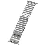 Apple Watch 42(Series 1，2，3)/44/45/46/49mm バンド 「CORVIN」 マグネットブロックメタルバンド シルバー LEPLUS NEXT