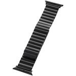 Apple Watch 42(Series 1，2，3)/44/45/46/49mm バンド 「CORVIN」 マグネットブロックメタルバンド ブラック LEPLUS NEXT