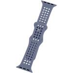 Apple Watch 38/40/41/42mm バンド 「CORVIN」 パンチングシリコンバンド ブルー LEPLUS NEXT