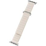 Apple Watch 38/40/41/42mm バンド 「CORVIN」 ステッチライクマグネットシリコンバンド エクリュ LEPLUS NEXT