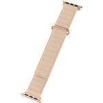 Apple Watch 38/40/41/42mm バンド 「CORVIN」 ステッチライクマグネットシリコンバンド ベージュ LEPLUS NEXT