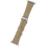 Apple Watch 38/40/41/42mm バンド 「CORVIN」 ニュアンスカラーレザーバンド ベージュ LEPLUS NEXT
