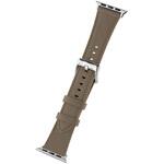 Apple Watch 38/40/41/42mm バンド 「CORVIN」 ニュアンスカラーレザーバンド グレージュ LEPLUS NEXT