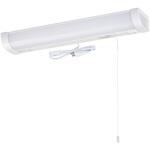 LED流し元灯 昼光色 引きひもスイッチ 電気工事不要 キッチン照明 オーム電機