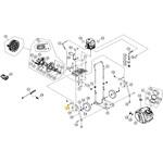 SMS-360RT25用部品 トリム時計ばね座金組込六角ボルト SWRM M8×65 工進