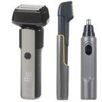 <ファミラ>ターボ付き5枚刃シェーバーDX(替刃なし)+クイックチタントリマーDX(ノーズトリマー付き) ファミリー・ライフ