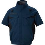 空調風神服 フルハーネス用エコ半袖ブルゾン(ハイパワーファン&バッテリーセット 2026)(KF92650G) サンエス