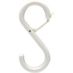 ロック機能付き S字フック S-Lock 小サイズ 4個入 白 MagX(マグエックス)