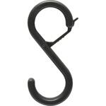 ロック機能付き S字フック S-Lock 小サイズ 4個入 黒 MagX(マグエックス)