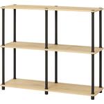 組立簡単スチールポールラック 3段ワイドラック アイリスオーヤマ