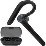 Bluetooth ヘッドセット 片耳 マイク付き ENC ノイズキャンセリング ワイヤレス イヤーフック型 軽量 エレコム