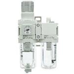 AC20A-D Series エアコンビネーション フィルタレギュレータ+ルブリケータ SMC