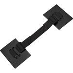 家具・キャビネット転倒防止粘着金具ティープレート(ブラック)2個入り 耐荷重約360kg(2個使用時) ティーエフサービス