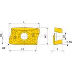 転削加工用コーテッド超硬チップ MV1020シリーズ APX3000用 三菱