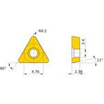 旋削用インサート 正三角形ポジ VP30RT 三菱