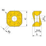 転削加工用コーテッド超硬チップ MV1000シリーズ MV1020 三菱