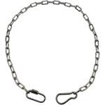 ステンレス 金具付きチェーン 5-B リングキャッチ・スナップフック付 水本機械製作所