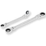 両口ラチェットめがねレンチ ハンガータイプ TONE(トネ/旧:前田金属工業)