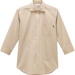 7分袖ワイドカラーシャツ ボストン商会