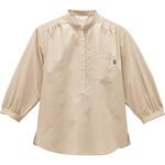 7分袖スタンドカラーシャツ ボストン商会