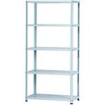 JF ワンボルトスチールラック 150kgタイプ アクアブルー ダイソー