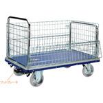 両面開閉型金網台車・SHタイプ・フットブレーキなし エヌケーキャリーキャスター