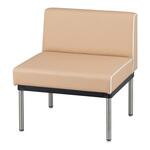 ロビーベンチ 夜光タイプ・背付き 600×580×400/670mm LS-06シリーズ ナビス(アズワン)