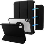 iPad mini 8.3インチ (A17 Pro/第6世代) 縦横スタンド可能 分離型ハイブリッドケース ブラック Smart Stock