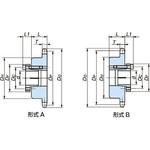 バイピッチチェーン用ロックスプロケット 椿本チエイン