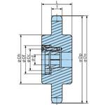 TTUP形チェーン用ロックスプロケット 椿本チエイン