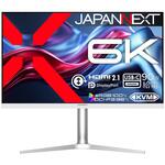 31.5型/6016×3384/HDMI×2、DP×1、USB-C×1/ホワイト/スピーカー有/2年保証 JAPANNEXT