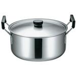 IH3層鋼クラッド 実用鍋 仔犬印(本間製作所)