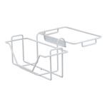 ベッドサイド用ティッシュホルダー ゴミ箱ホルダー付き ナビス(アズワン)