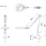 フルスペクトルLED照明拡大鏡ENVL6K-F ARコートレンズ レンズクリーナーセット オーツカ光学