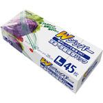 冷凍冷蔵保存パックWジッパー Lサイズ 45枚 ニッコー