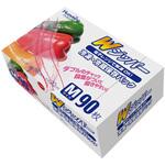 冷凍冷蔵保存パックWジッパー Mサイズ 90枚入 ニッコー